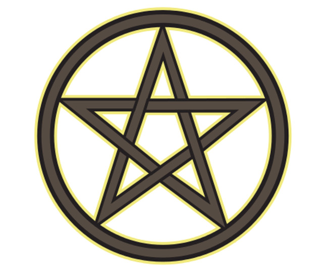 Window Sticker/Decals - Pentagram Circle